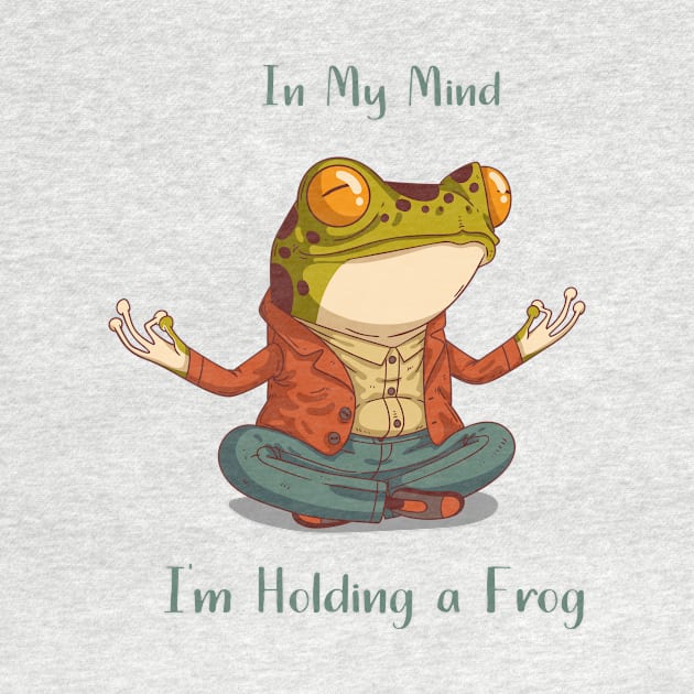 Frog in my mind - im holding a frog by artlogotip